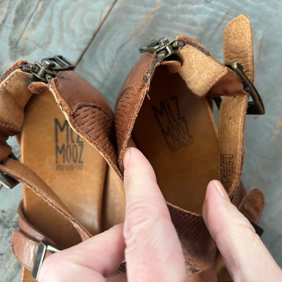 Mix Mooz Althea gladiator brown leather sandals | size 8.5 - Picture 4 of 8